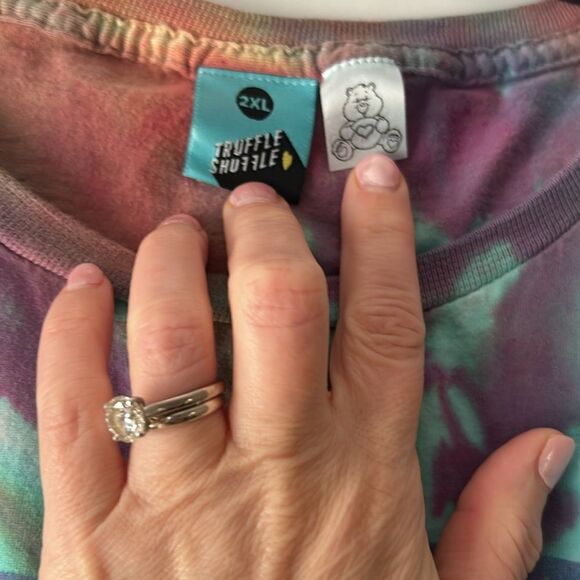 Truffle Shuffle Care Bears Made in the Eighties Tie-Dye T-Shirt Size 2XL - Picture 3 of 4